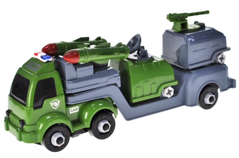 Машина конструктор 666-112 військова, в кульку р.33,5х11х7 см YG Toys, фото 2