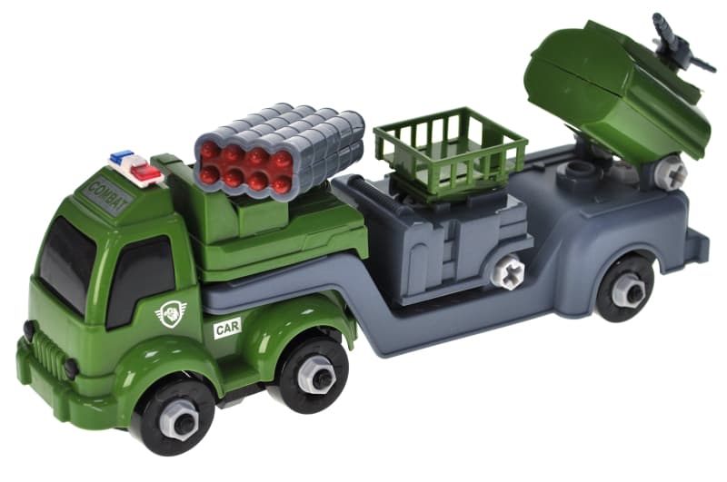 Машина конструктор 666-112 військова, в кульку р.33,5х11х7 см YG Toys, фото 3