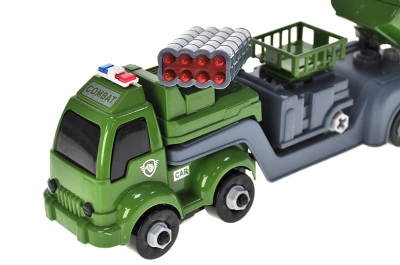 Машина конструктор 666-112 військова, в кульку р.33,5х11х7 см YG Toys, фото 4