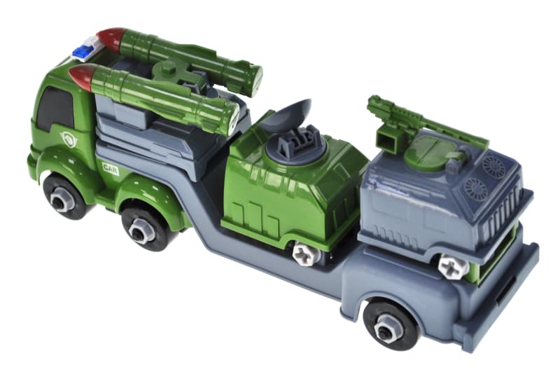 Машина конструктор 666-112 військова, в кульку р.33,5х11х7 см YG Toys, фото 6