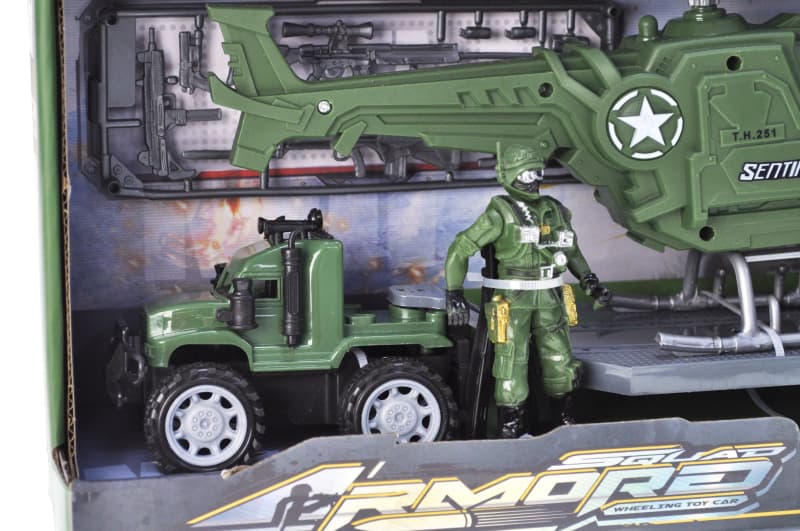 Машина 4-2 військова з набором, в коробці р.39,5x11,5x17,5 см YG Toys, фото 3