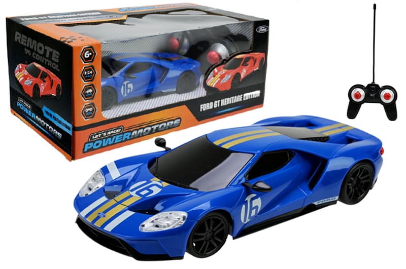 Машина на радіокеруванні Ford GT Heritage Edition PM2413 BLUE, 1:24, синя, з акумулятором і світлом