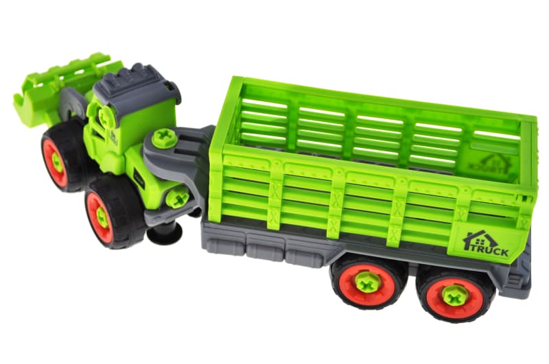 Трактор конструктор CXL900-110A в коробці р.33x8,5x12,5 см YG Toys, фото 3