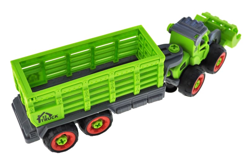 Трактор конструктор CXL900-110A в коробці р.33x8,5x12,5 см YG Toys, фото 2