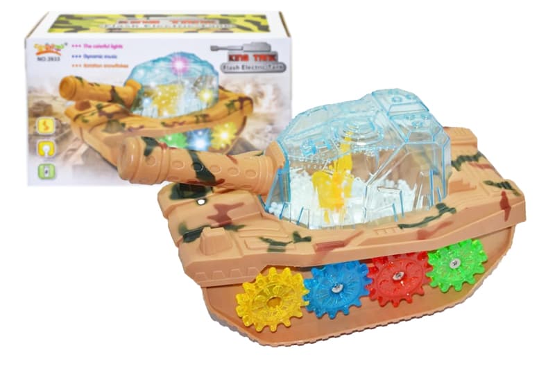 Музичний іграшковий танк на батарейках YG TOYS 3933