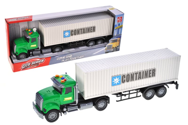 Іграшкова вантажівка YG TOYS RJ6674-1 інерційна, зі світлом і звуком