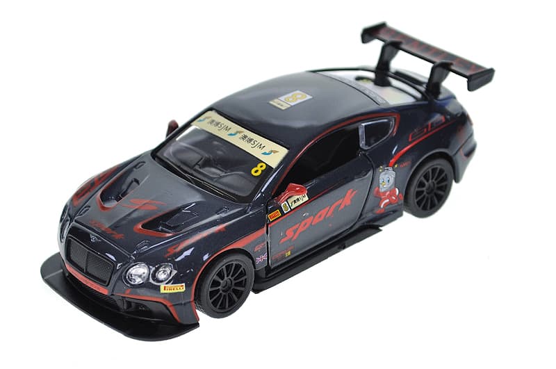 Машина металева "Автопром"4345/ 4364, 1:43 Bentley Continental GT3,відкриваються двері, в коробці, фото 3