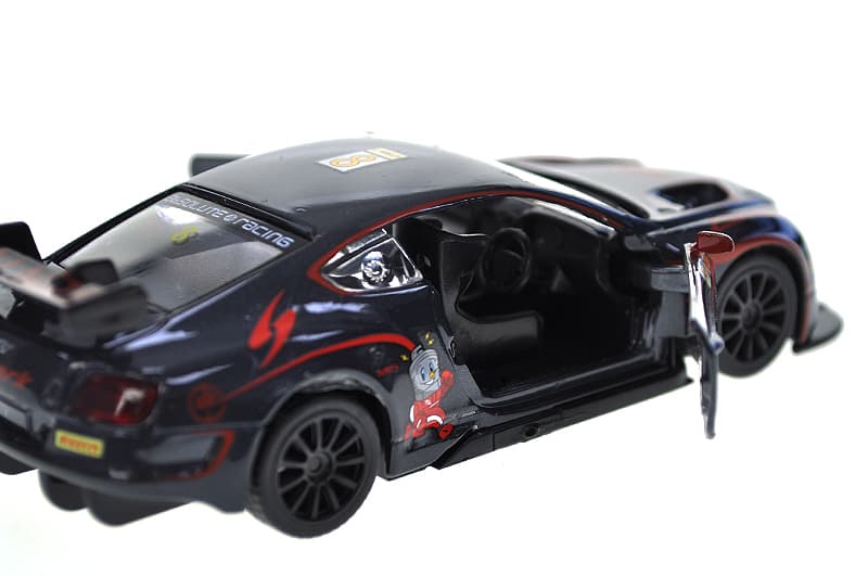 Машина металева "Автопром"4345/ 4364, 1:43 Bentley Continental GT3,відкриваються двері, в коробці, фото 5