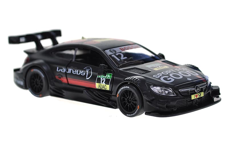 Машина металева "Автопром", 4365/4366, 1:43 Mercedes-AMG C 63 DTM, 2 кольори, відкриваються двері, в коробці, фото 5