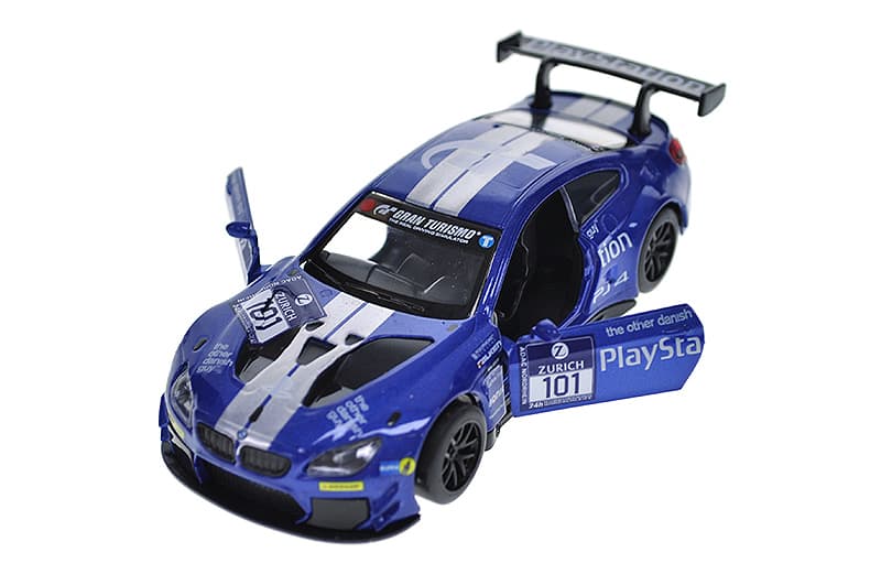 Машина металева "Автопром" 4369, 1:44 BMW M6 GT3,1 колір, відкриваються двері, в коробці, фото 3