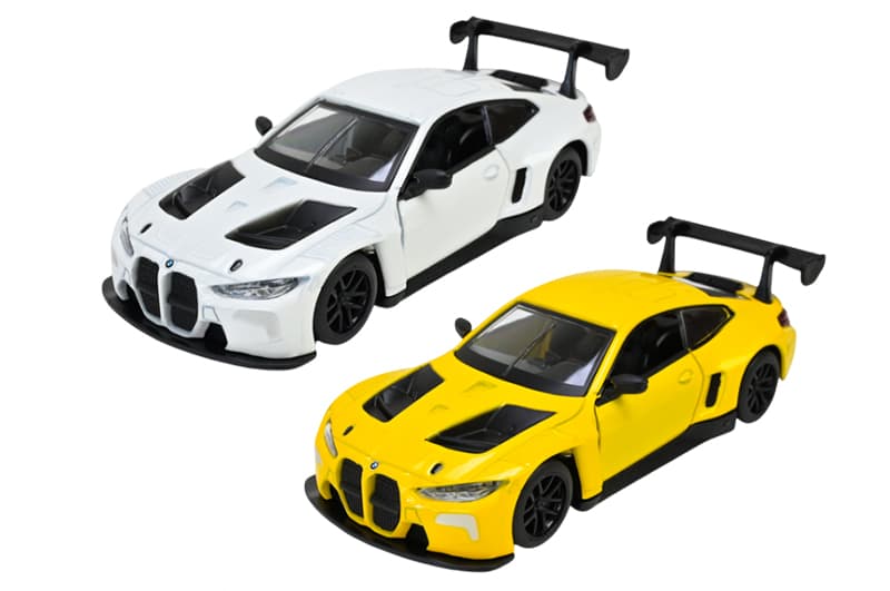 Машина 4377 1:43 BMW M4 GT3, металева, 3 кольори, відкриваються двері, в коробці р. 14,5x6,5x7см "Автопром", фото 2