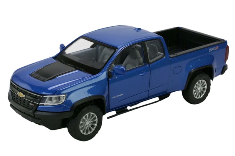 Машина металева 68442 2 кольори, 1:31 Chevy Colorado ZR2, на батарейки: світло і звук, відкриваються двері, в коробці 20x11x10 см Автопром, фото 4