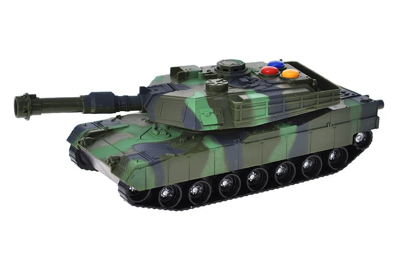 Танк інерційний, озвучений, зі світлом, в коробці, фото 3