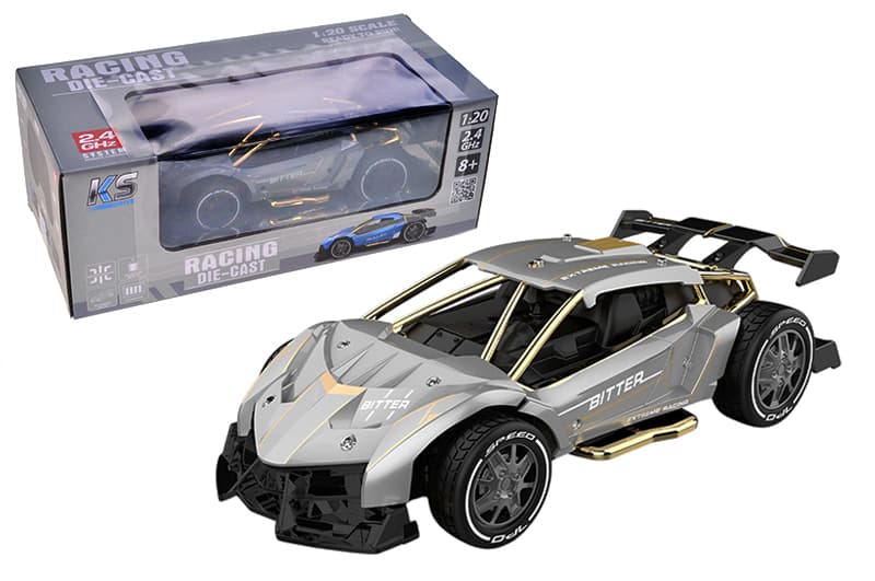 Автомобіль на радіокеруванні TECHНО DRIVE SL-8212ARHS EXTREME RACING з металевим корпусом, сріблястий