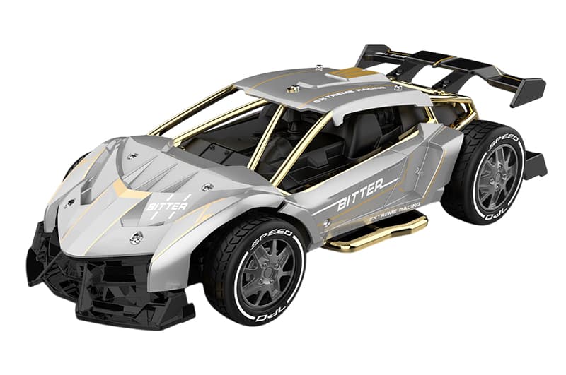 Автомобіль на радіокеруванні TECHНО DRIVE SL-8212ARHS EXTREME RACING з металевим корпусом, сріблястий, фото 2
