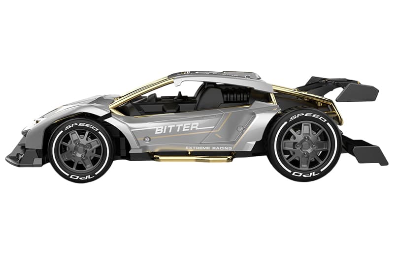 Автомобіль на радіокеруванні TECHНО DRIVE SL-8212ARHS EXTREME RACING з металевим корпусом, сріблястий, фото 3