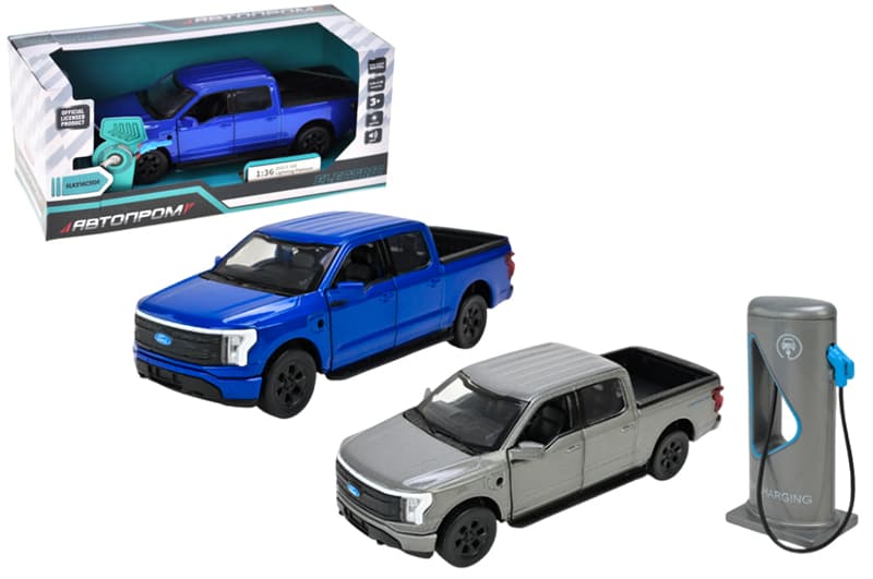 Машина металева  "АВТОПРОМ" 68726 1:36 Ford F-150, батарейка, світло, звук, відкриваються двері, капот, багажник  у кор.20*9*9см