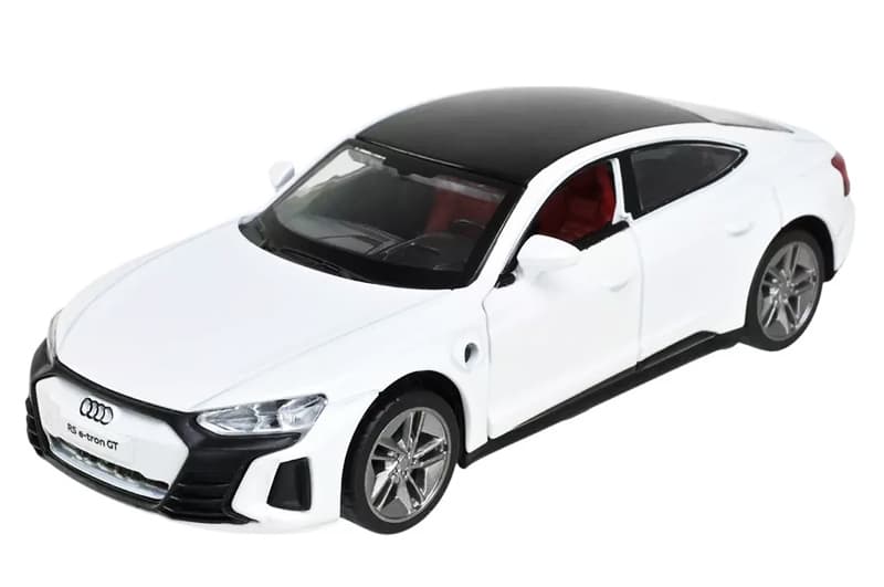Машина металева 68717 1:36 "Audi RS e-tron GT" (електро), на батарейки, світло, звук, відкриваються двері, капот, багажник, в коробці АВТОПРОМ, фото 3