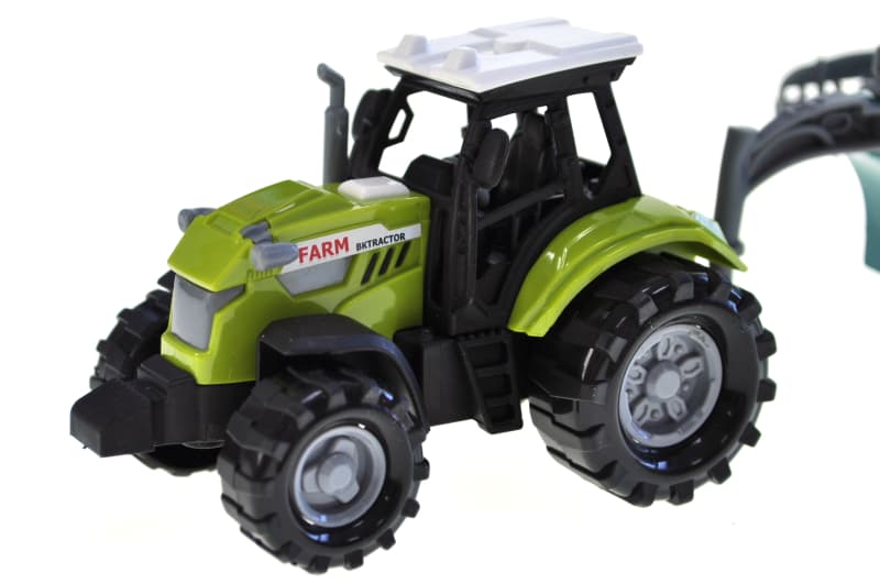Інерційний трактор YG TOYS з причепом, зі світлом і звуком, фото 3