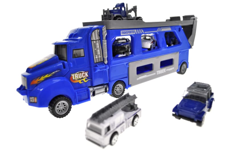 Автовоз з машинками LH516 в коробці YG Toys, фото 3