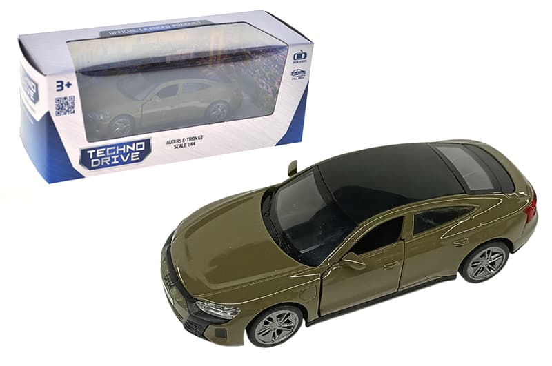 Машина 250410 "AUDI RS E-TRON GT" коричнева TECHNODRIVE