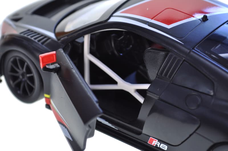 Машина металева 68262A(B)1:24 Audi R8 LMS, батарейка, світло, звук, відкриваються двері, кор. 24,5x12см  АВТОПРОМ, фото 2