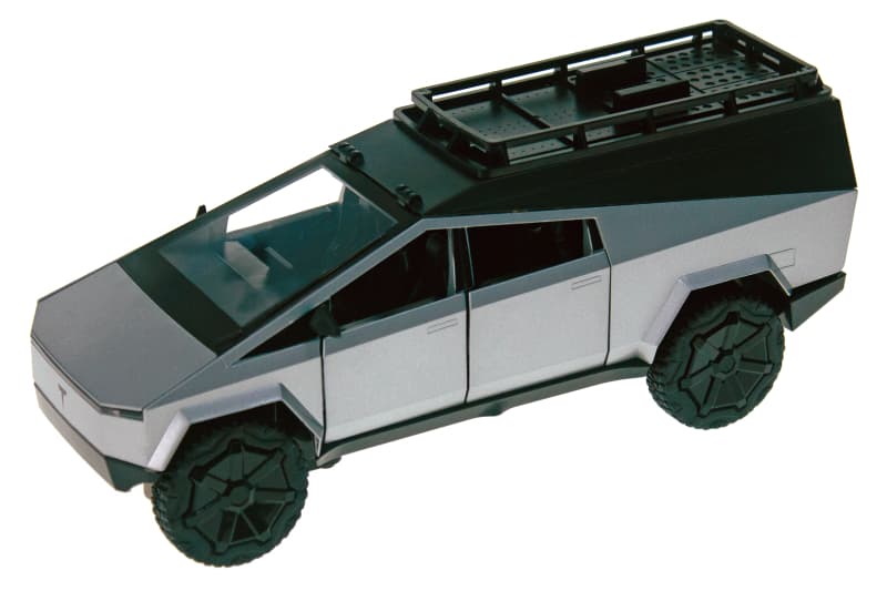 Машина АВТОПРОМ AP7727 Tesla pickups camring,1:24 на батарейках, світло, звук, відкриваються двері, коробка, фото 2