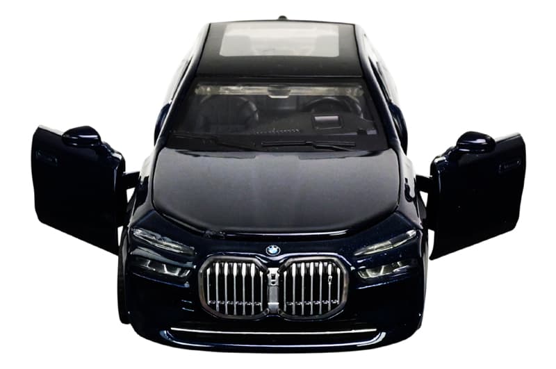 Машина металева 68730 1:32 BMW I7, на батарейки, світло, звук, відкриваються двері, капот, багажник, у коробці 20x9x9 см АВТОПРОМ, фото 6