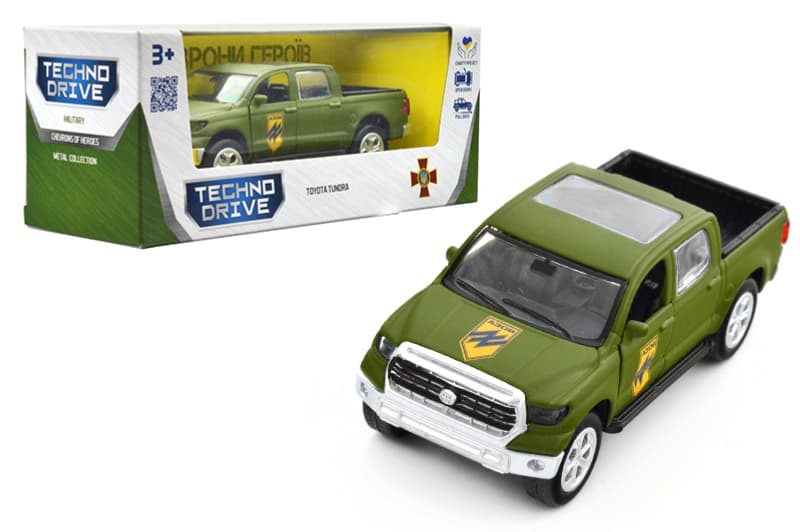 Автомодель Toyota Tundra KM6008 «Шеврони Героїв Азов» TECHNO DRIVE