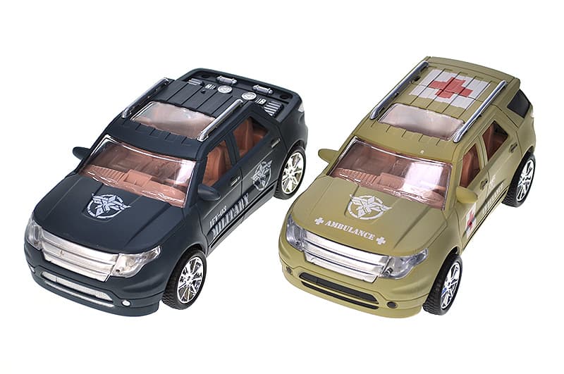 Іграшкова машина «Швидка допомога» військова інерційна YG TOYS, 2 види