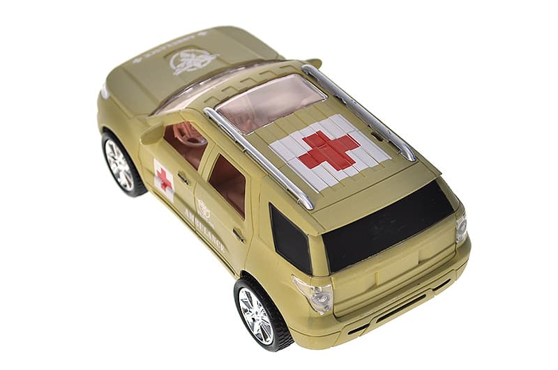 Іграшкова машина «Швидка допомога» військова інерційна YG TOYS, 2 види, фото 2