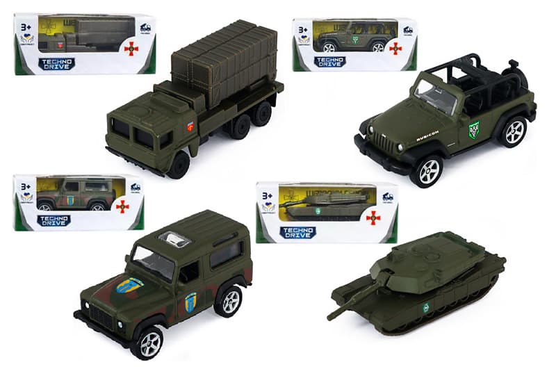 Міні-автомодель TECHNO DRIVE «Шеврони Героїв S2», 250350W2