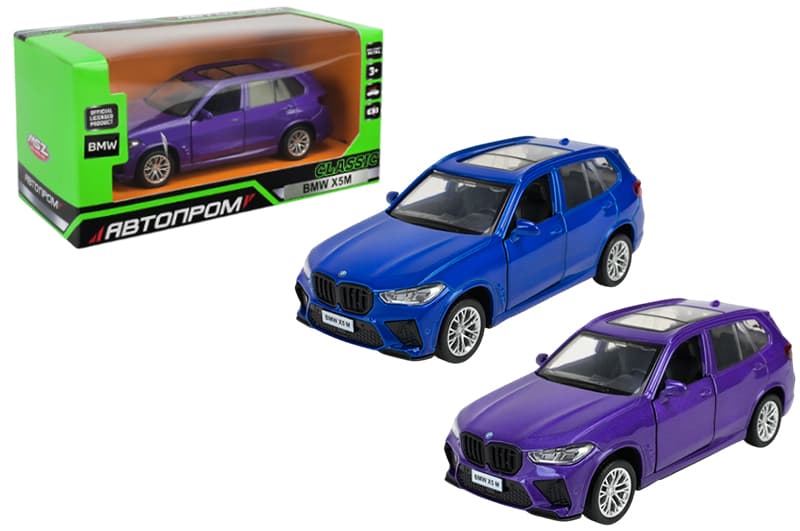 Машина металева 10026 5" BMW X5M, відкриваються двері, в кор. 16,5x7x8 см АВТОПРОМ
