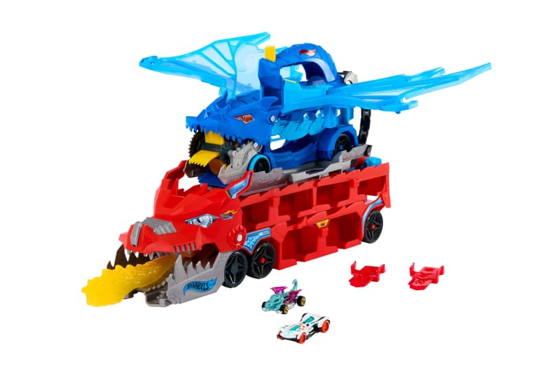 Транспортер-трансформер JBM72 «Два дракони» Hot Wheels, фото 2