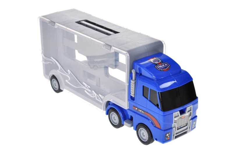 Трейлер із машинками PS006-3 в коробці р. 34,5x14,9x9,5 см "Автопром", фото 4