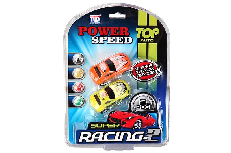 Набір інерційних машинок для треку YG TOYS, 2 шт. на блістері