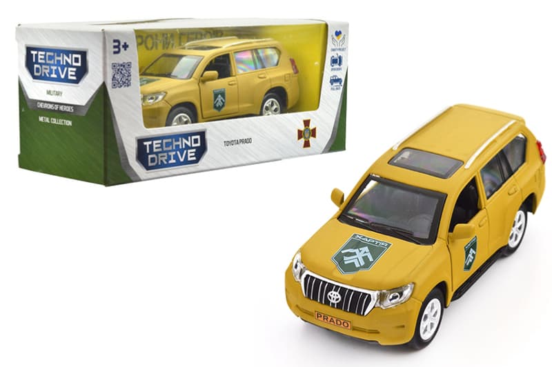 Іграшкова машина Toyota Prado «Шеврони Героїв Хартії» TECHNO DRIVE KM6188
