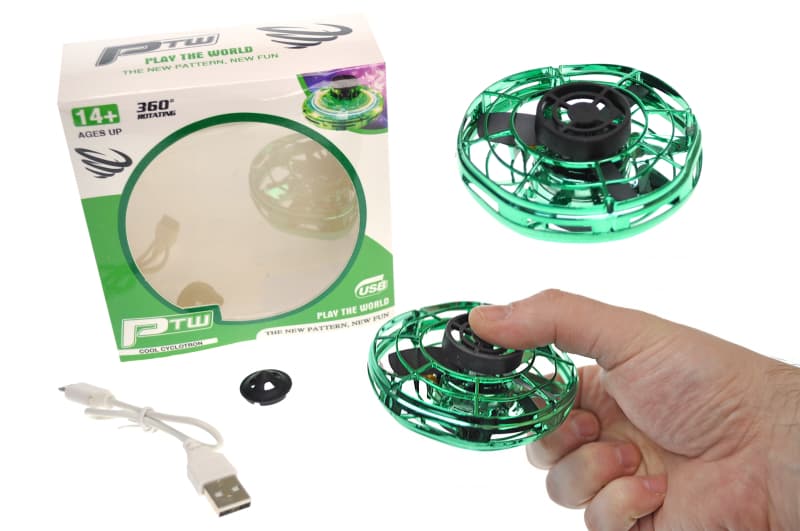 Літаючий електро-спінер "FLY SPINNER" з LED-підсвіткою в коробці