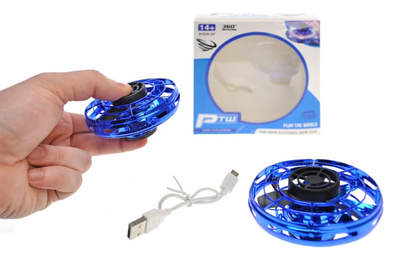 Літаючий електро-спінер "FLY SPINNER" з LED-підсвіткою в коробці