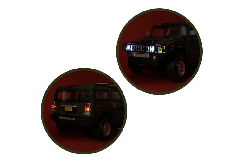 Радіокерована машина POWERMOTORS Hummer H2 PM1401, 1:14, з акумулятором, фото 4