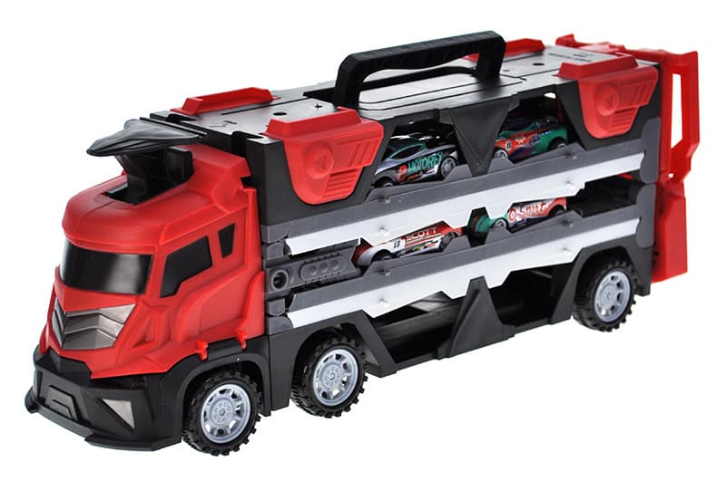 Автовоз інерційний YG TOYS з машинками, фото 2