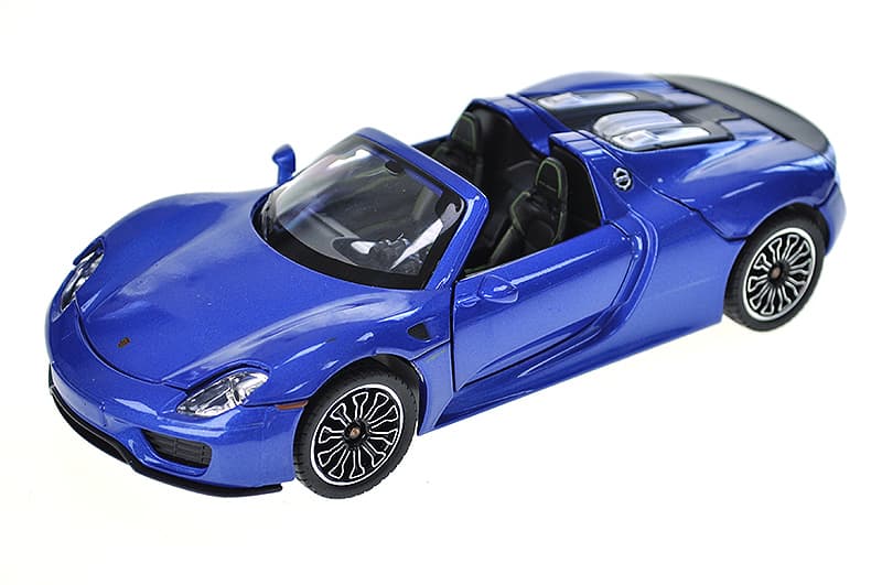 Машина металічна 68243A "Автопром",1:24 Porsche 918 Spyder, батарейки світло, звук, відкриваються двері, капот, коробка, фото 4