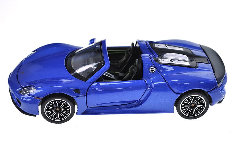 Машина металічна 68243A "Автопром",1:24 Porsche 918 Spyder, батарейки світло, звук, відкриваються двері, капот, коробка, фото 7
