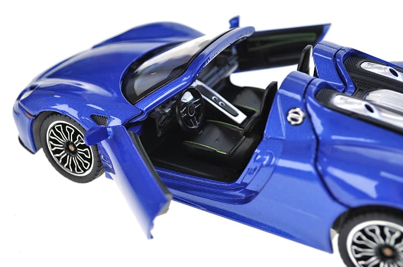 Машина металічна 68243A "Автопром",1:24 Porsche 918 Spyder, батарейки світло, звук, відкриваються двері, капот, коробка, фото 2