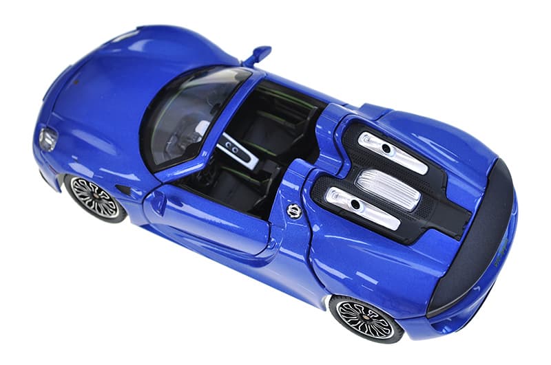 Машина металічна 68243A "Автопром",1:24 Porsche 918 Spyder, батарейки світло, звук, відкриваються двері, капот, коробка, фото 8