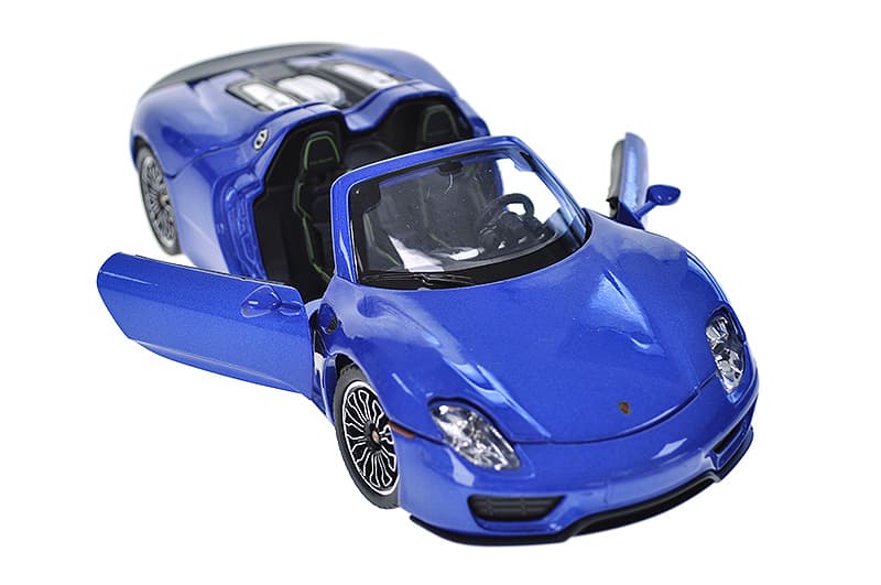 Машина металічна 68243A "Автопром",1:24 Porsche 918 Spyder, батарейки світло, звук, відкриваються двері, капот, коробка, фото 5