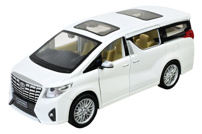 Машина металева 68481 "АВТОПРОМ", 2 кольори, 1:29 Toyota Alphard, батарейка, світло, звук, відкр. двері, в коробці 20x11x10 см., фото 2