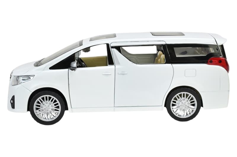 Машина металева 68481 "АВТОПРОМ", 2 кольори, 1:29 Toyota Alphard, батарейка, світло, звук, відкр. двері, в коробці 20x11x10 см., фото 3