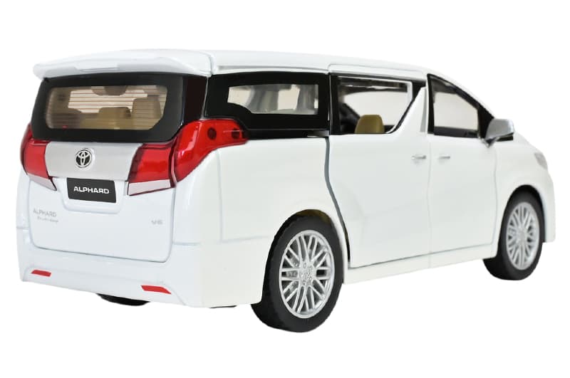 Машина металева 68481 "АВТОПРОМ", 2 кольори, 1:29 Toyota Alphard, батарейка, світло, звук, відкр. двері, в коробці 20x11x10 см., фото 6