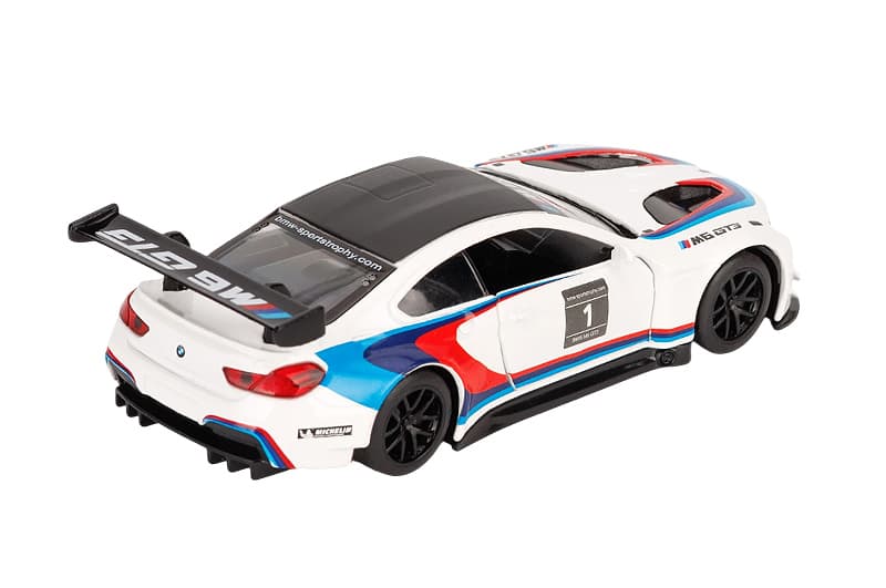 Машина металева "Автопром" 4368, 1:44 BMW M6 GT3,1 колір, відкриваються двері, в коробці, фото 4